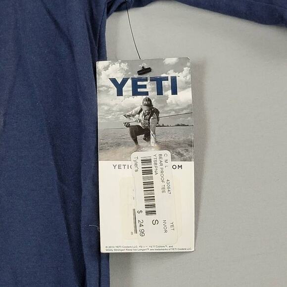 Yeti Men's T-Shirt Bear Print Small - Picture 6 of 6